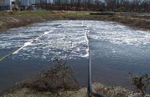 لاگون تصفیه فاضلاب لاگون تصفیه فاضلاب